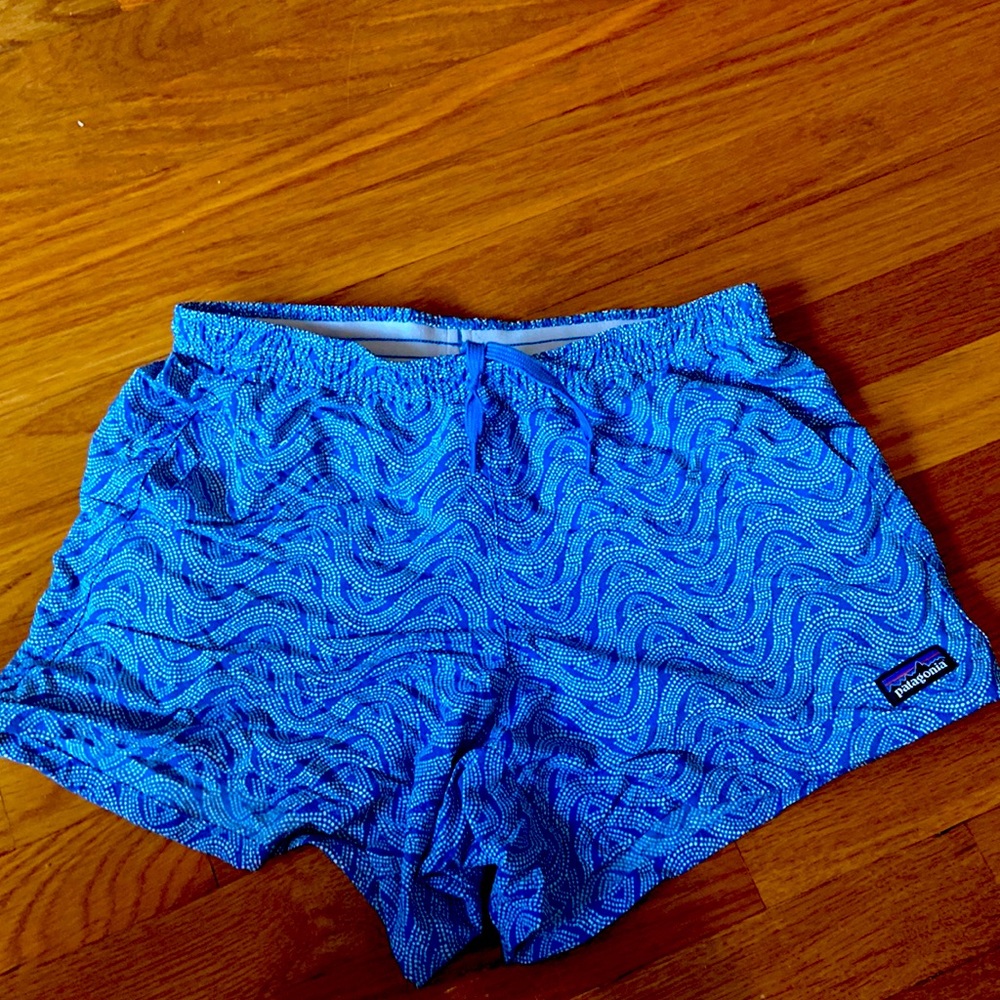 Patagonia blue baggies